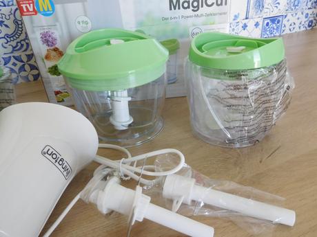 Livington magicut +2x zberná nádoba sklo-nový, 