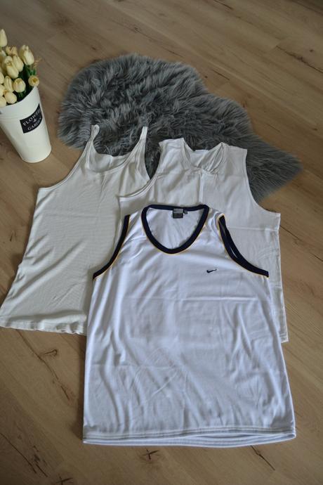 Biele tielko nike, veľkosť xxl+2 obyčajné, nike,xxl