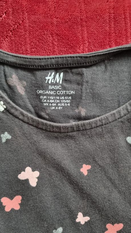 Dievčenské šaty, h&m,110