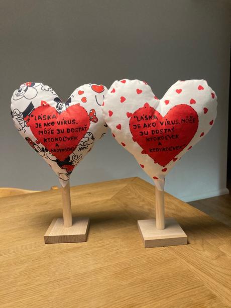 Srdce s nápisom,