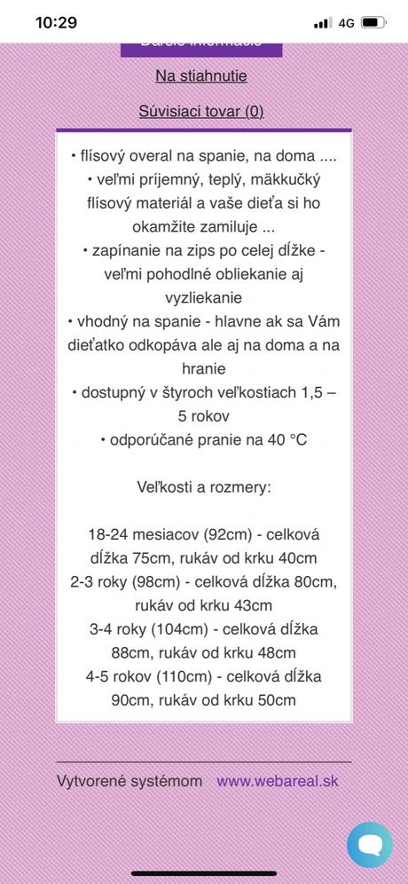 Flisove overaly ve.2-3, 98