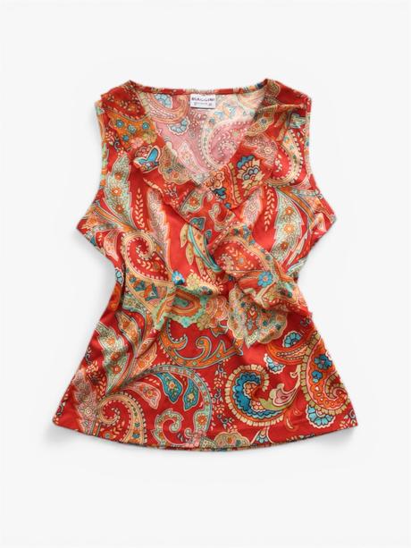 Vintage top biaggini veľkosť 38 boho-chic 2000s, 38
