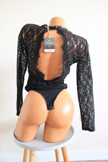 Čipkovaný body top, in vogue, s, s