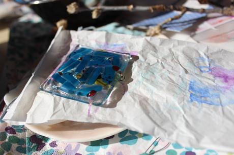 Sada umeleckých obrázkov 4x, do interiér, prívesky, 