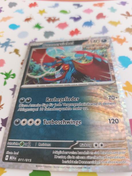 Pokemon kartička donnersichel, 