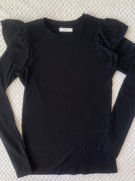 Tričko s dlhým rukávom s volánikmi, reserved,m