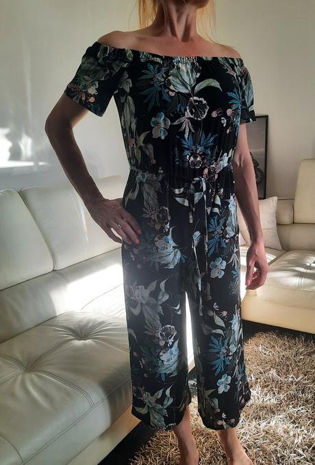 Overal nohavicový, dlhé 3/4 nohavice, 34