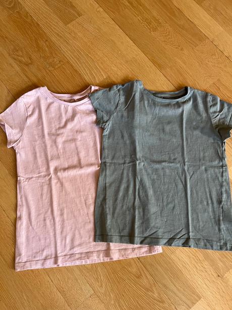 2 x tričko, h&m,140