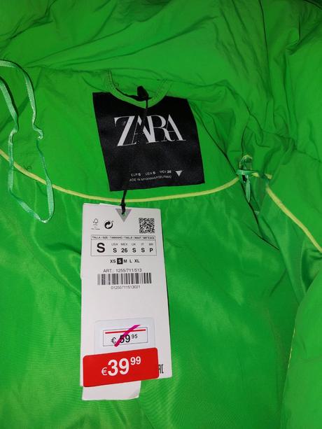 Zimná bunda zara, zara,m / s