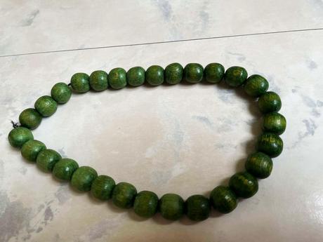 Naturálne drevené korále, 