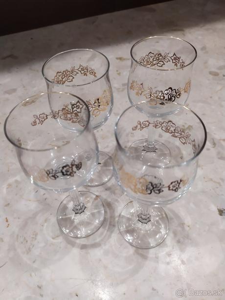 Retro poháre na koňak, 