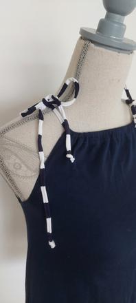 Slowfashion stromli námornícke tričko, s