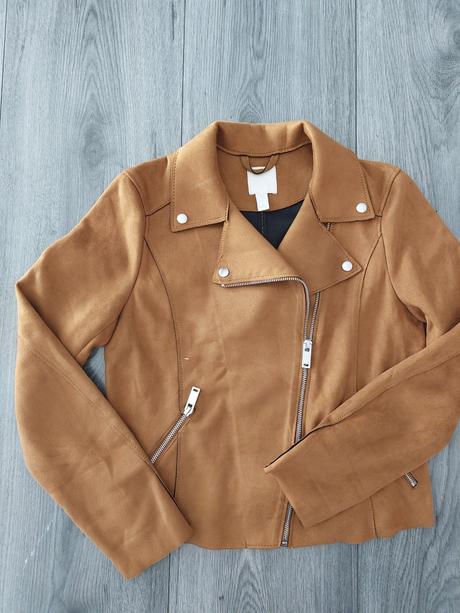 H&m bunda hnedá, h&m,xs