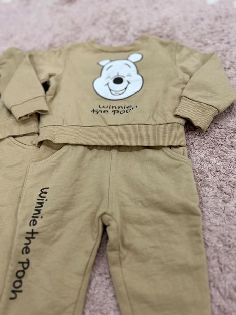 Tepláková súprava a čiapky macko pu, fox & bunny,68