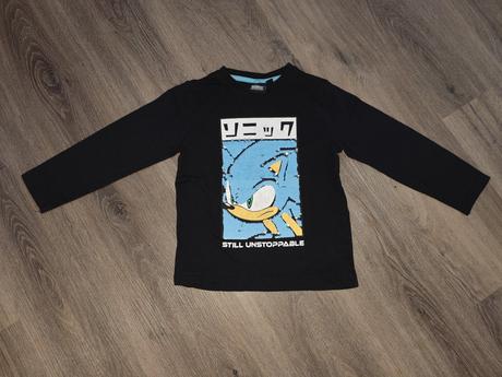 Tričko sonic s dlhým rukávom, 122
