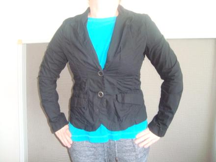 Cierne sako, h&m,40