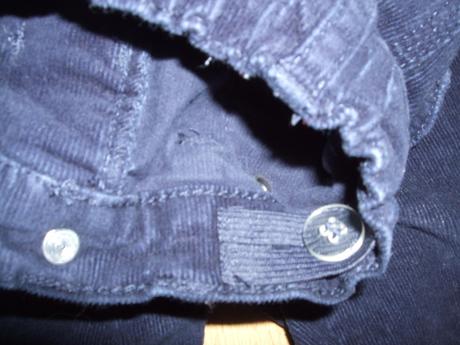 Elastické kordové nohavice tu- nenosené, tu,80