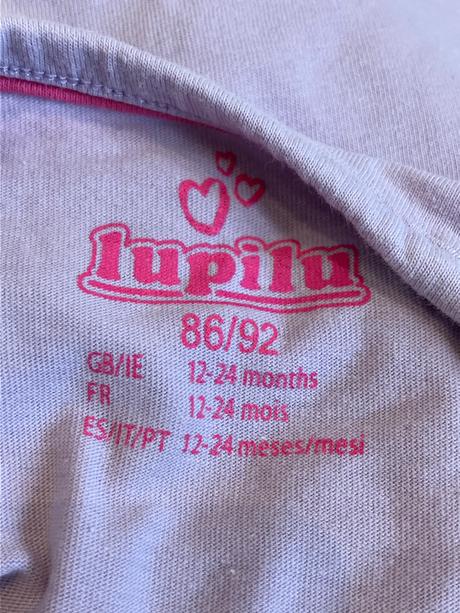 Dievčenské tričko svetlofialové lupilu (86-92), lupilu,86