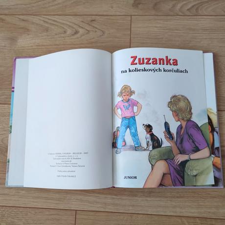 Kniha zo série o zuzanke, obsahuje 3 príbehy,