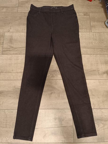 Čierne elastické skinny rifle, f&f,40
