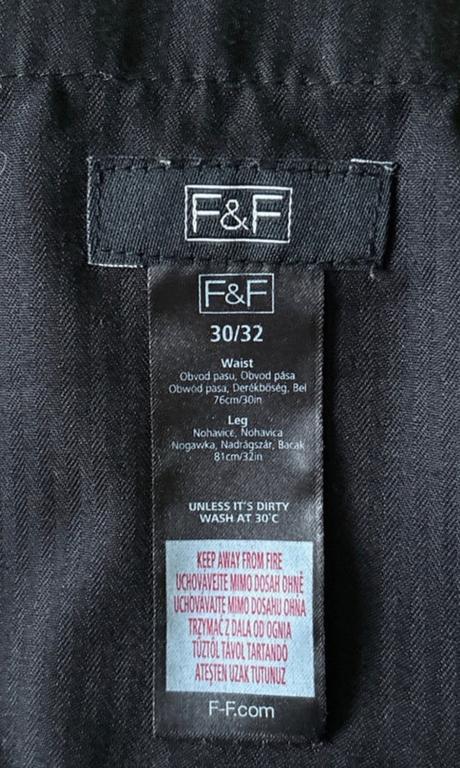 Pánske nohavice, f&f,s