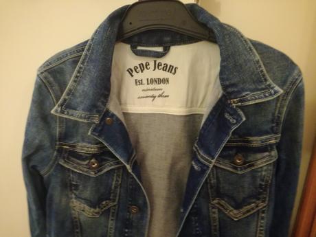 Riflová bunda pepe jeans, pepe jeans,140