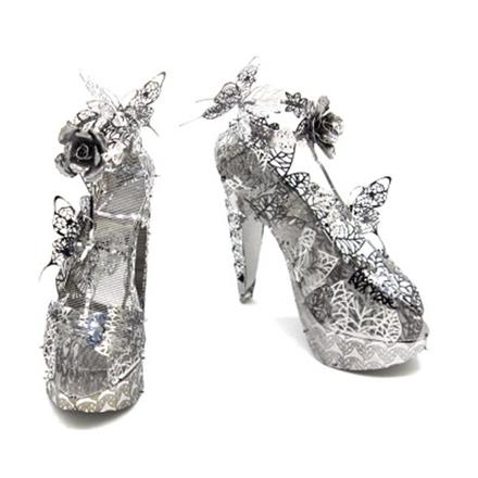 Kovové puzzle lodičky,