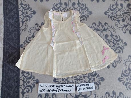 Nenosené, len vyprané šaty first impressions v.68, 68