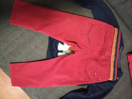 Pletený mayoral sveter pes bígl a mayoral nohavice, mayoral,86