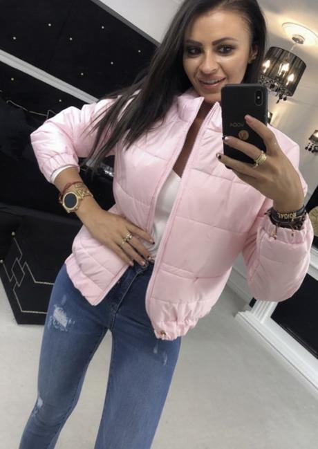 Krásna prešívaná bunda poľskej značky ola voga, s