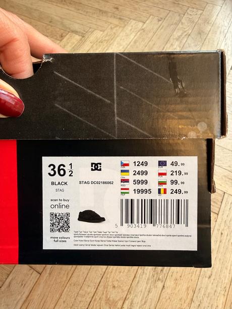 Nove dc tenisky, dc,36
