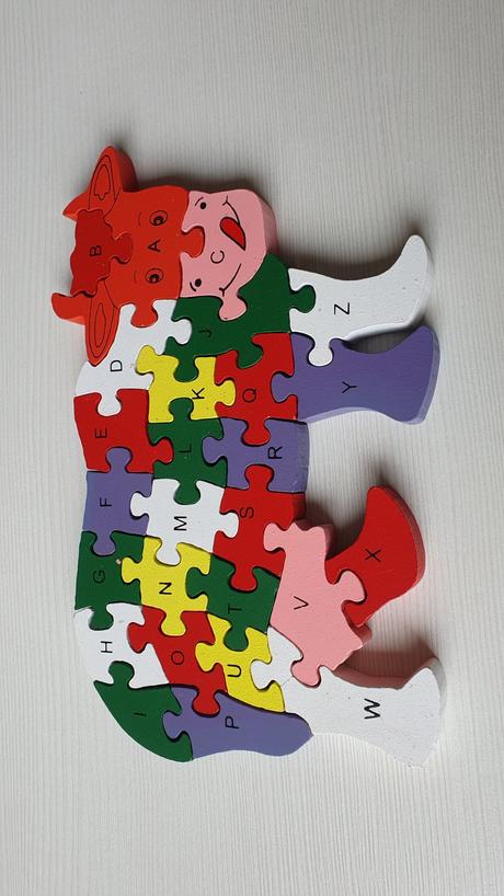 Mix drevených edukačných hračiek, 