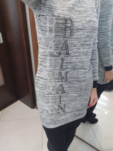 Balmain mikinové šaty, s