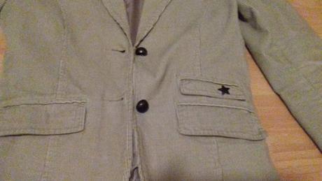 Dámske menčestrové sako, amisu,36