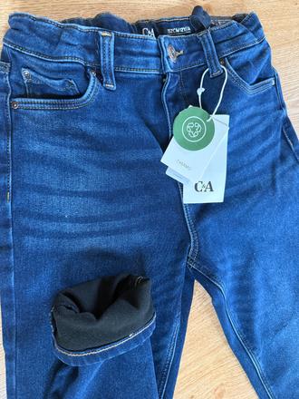 Zateplené rifle, c&a,152