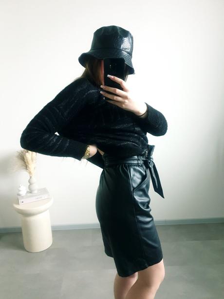 Koženkové kraťasy s/m, river island,s