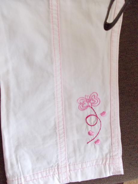 Letné biele nohavice 80, okay,80