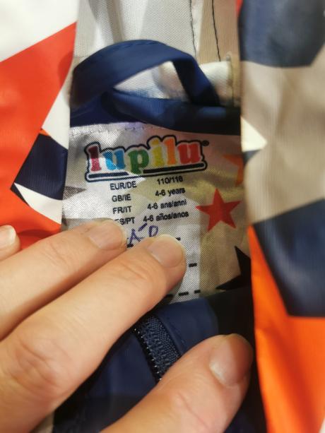 Nepremokava bunda, lupilu,110