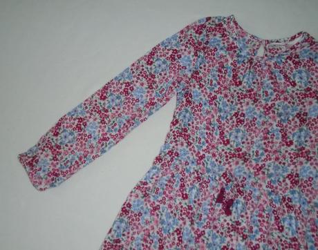 Kvietkované šaty na 8 až 9 rokov, h&m,134