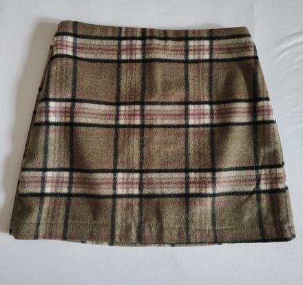 Karovaná khaki sukňa calliope, calliope,m