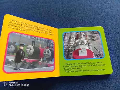 Tomáš a prúdový motor. boardbook, 