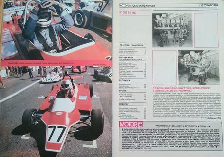 Motor motoristická současnost,