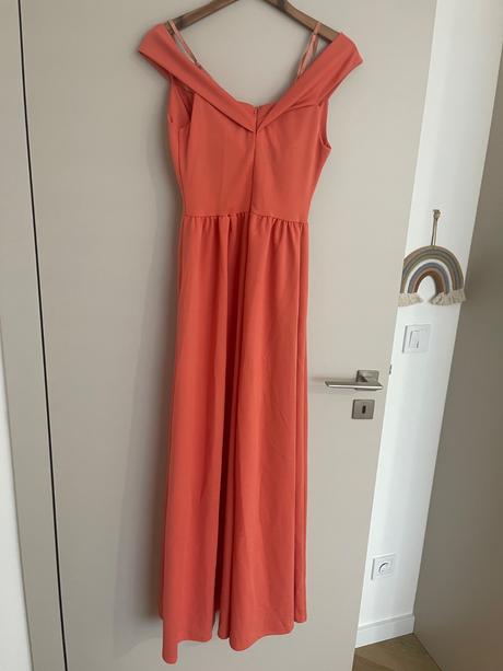 Koralové spoločenské šaty, m