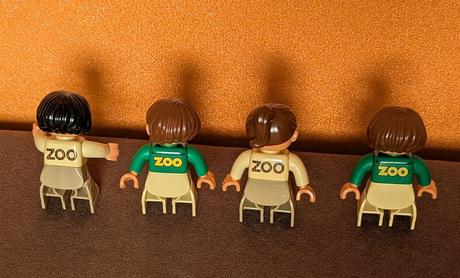 Lego duplo - 4x pracovníci zoo, 