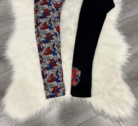 2x spiderman spodné legíny veľ. 122/128, c&a,128