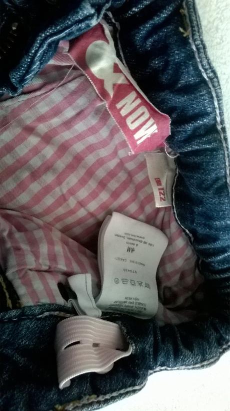 Podšité dievčenské rifle, h&m,122