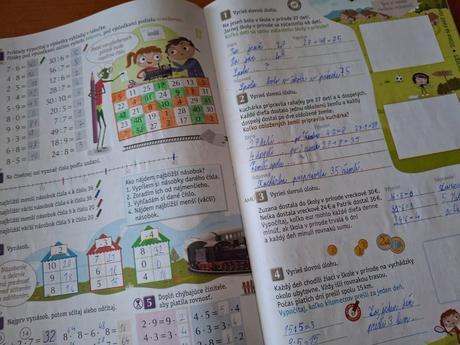 Pracovné zošity a učebnice vypracované,