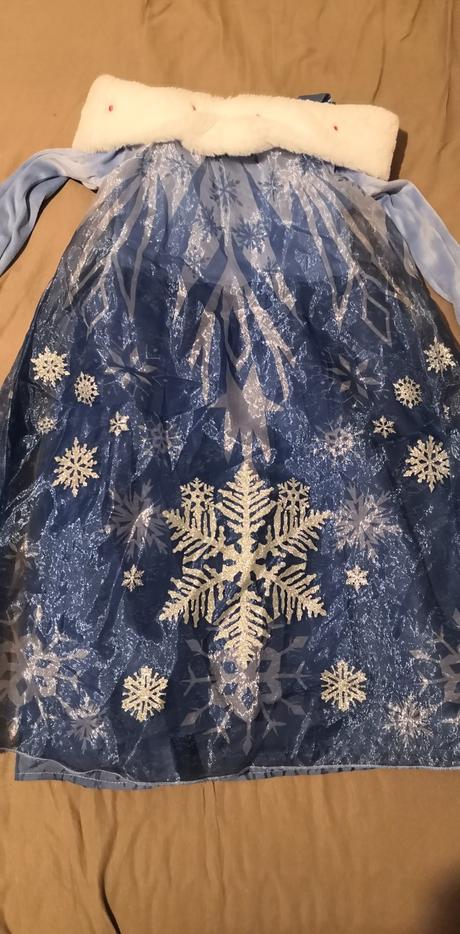 Šaty frozen elsa, karnevalovy kostým 122-128, h&m,122