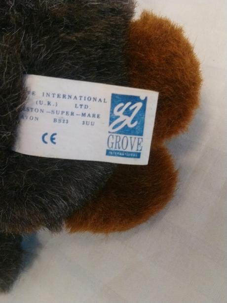 Plyšová promočná múdra sova, 25 cm,