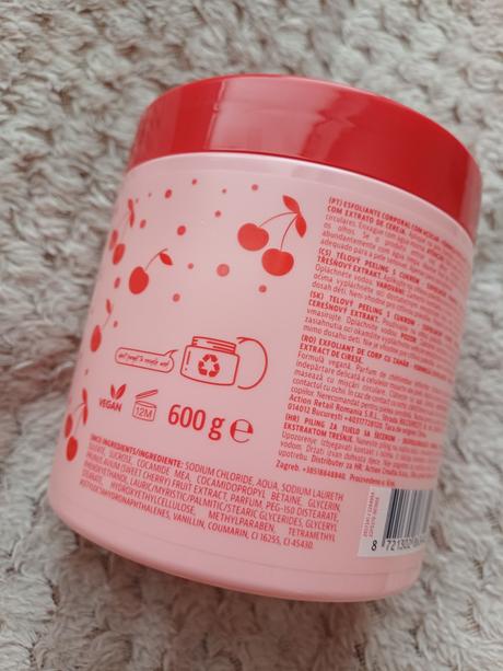 Cherry crush body scrub 600g, 